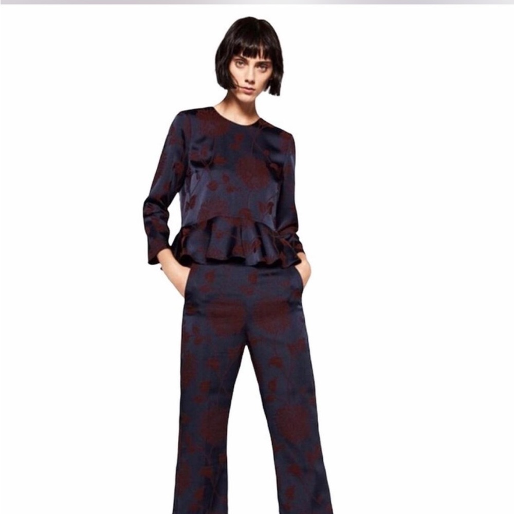 Floral Patterned Pants